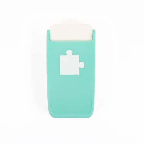 Craftelier - Multimaterial Stanzschablone in Form von Puzzleteilen zum Dekorieren von Scrapbooking- und BastelProjekte | Geeignet für verschiedene Materialien | Puzzleteilgröße: 2,5 x 2,5 cm von Craftelier