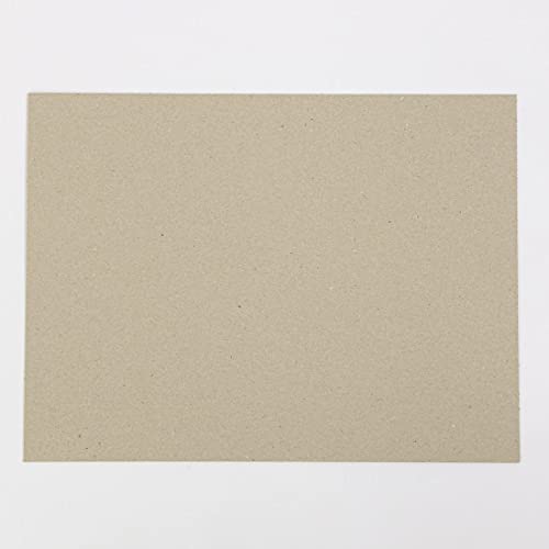 Craftelier - Robustes und robustes Chipboard aus gepresstem Karton zum Binden von Alben oder zur Herstellung von Boxen, säure- und igninfrei, Dicke 2 mm, Maße 30 x 40 cm, Grau von Craftelier