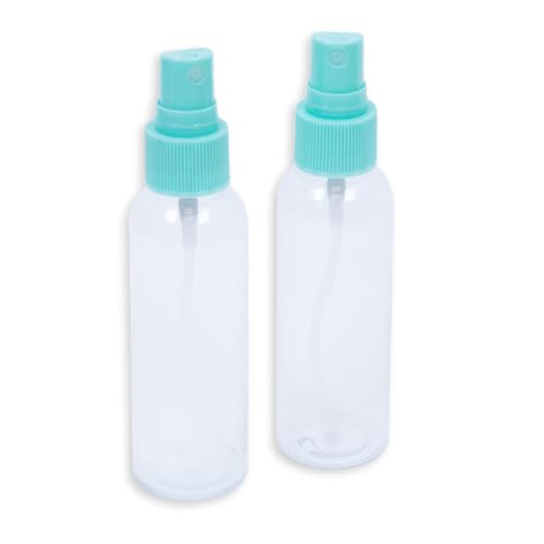 Craftelier - 2 Set Sprühflaschen | Perfektes Zubehör zum Auftragen von Farben und Tinten bei Scrapbooking- und BastelProjekten | Maße 12,8 x 3,3 cm - Transparente Farbe von Craftelier