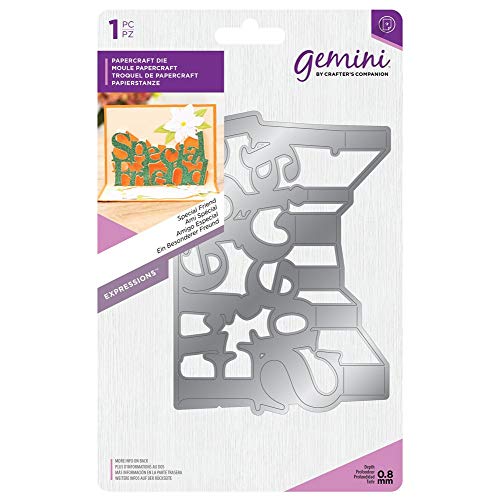 Crafter's Companion GEM-MD-EXP-POP-SFR Gemini Form Ausdrücke Herausspringen Spezieller Freund-Special Friend, One Colour, Einheitsgröße von Crafter's Companion