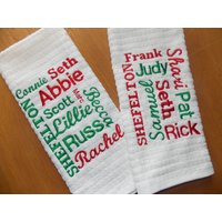 Familienküchentuch, Perfektes Muttertagsgeschenk, Personalisiert Für Großeltern, Erbstück Mama, Passend Zu Jedem Küchendekor, Monogrammierte Familienküchentuch, Perfektes Muttertagsgeschenk, Personalisiert Für Großeltern, Erbstück Mama, Passend Zu Jedem Küchendekor, Monogrammierte von Crafting4Caleb