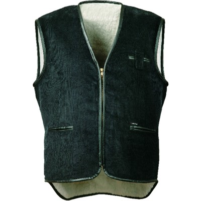 Breitcordweste BUCHHOLZ 1878, schwarz, Größe 2 von Craftland