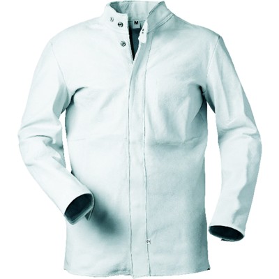 Volllederjacke EDGAR 2805, weiß, Größe 4 von Craftland