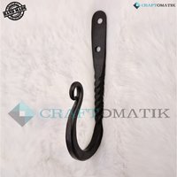 Haken | Mittelalter Wandhaken Handgeschmiedet Garderobenleiste Aus Schmiedeeisen Nostalgisch Antik Stil Hfwh13 von Craftomatik