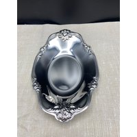 Vintage Msj Japan Edelstahl Relish Tablett - Florales Trinket Dish Knick Knack Candy von CraftsToGifts