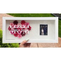 Mom Herzförmige Monogramm-Blumen-Foto-Schattenbox | Mutter Geschenk Von Tochter Individuelles Für Weihnachten, Valentinstag, Geburtstag Mom Herzförmige Monogramm-Blumen-Foto-Schattenbox | Mutter Geschenk Von Tochter Individuelles Für Weihnachten, Valentinstag, Geburtstag von CraftsWithSuz
