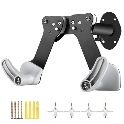 Craftsboys Fahrrad-Wandhalterung - Horizontaler Fahrrad-Aufbewahrungsständer für Innenräume | Wandmontierte Fahrradhalterung mit Haken von Craftsboys