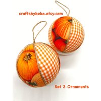 Herbst Ornamente/Set 2 Kürbis von CraftsbyBeba