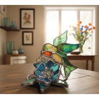 Votivkerzenhalter Kolibri Aus Buntglas Handgefertigtes Wohndekor Votivkerzenhalter Kolibri Aus Buntglas Handgefertigtes Wohndekor von CraftsbyTine