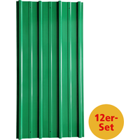 Profil-/Trapezblech - 12er-Set, ca. 117 cm x 57 cm - Grün von Craftsman Special Tools