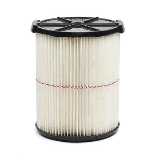 CRAFTSMAN CMXZVBE38754 Red Stripe Allzweck-Nass-/Trockensauger Ersatzfilter für 5 bis 20 Gallonen Shop Staubsauger von Craftsman
