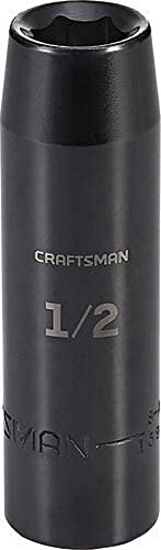 CRAFTSMAN Tiefe Schlag-Stecknuss, SAE, 1/2 Zoll Antrieb, 1/2 Zoll (CMMT15997) von Craftsman