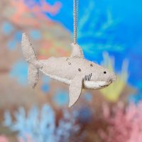 Baby Hai Ornament, Gefilzte Küste Charme, Handgemachte Neue Baby-Dekor von Craftspring