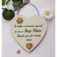 stiefmutter Danke Dass Du Mein Bist Geschenk Plakette von Craftworksdirect