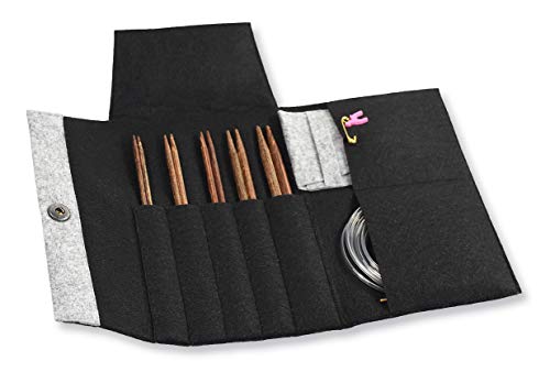 PERFECT I/C FELT CASE - Perfect: Knitting Pins: Double-Ended: Sets of Five: In Felt Case: Assorted Sizes - Pony PERFECT I/C FELT CASE - Perfect: Knitting Pins: Double-Ended: Sets of Five: In Felt Case: Assorted Sizes - Pony von Crafty Capers