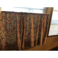 Bunte Blumen Themen Gefüttert Fenstervorhang Panel. Wiederverwertetes Tischdecke von CraftyByNatureStore