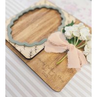 Personalisierter Bilderrahmen Ausgebogten Blumenmuster Andenken Geschenk Für Mama von CraftyChaosByLacey