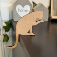 Katzen Lichtschalter Dekoration Für Haustierliebhaber | Holz Schöne Aus Geschenkidee Geburtstag, Freunde, Familie von CraftyHubDE