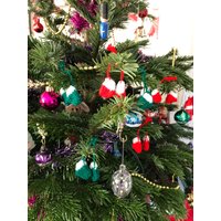 Weihnachtshandschuhe Mini Baumschmuck Handgestrickte Hängende Dekoration. Super Geschenk Raumdeko von CraftyKnittedToppers