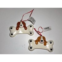 Burton & Christmas Holiday Personalisierbarer Tonknete Hundeornament-Sortiment 2-Er Set -9728424 von CraftyNotionsStore