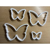 Ausstecher in Schmetterlingsform - 4 Größen von CraftyThreeD