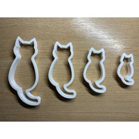 Katzenformen Ausstecher - 4 Größen Halloween von CraftyThreeD