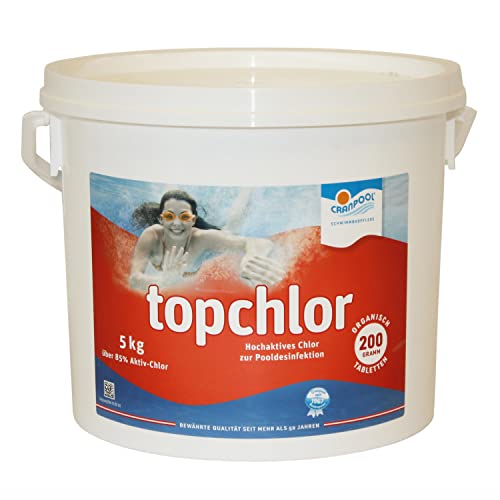 Topchlor-200g-Tabletten 5kg - Pooldesinfektion mit System von Cranpool