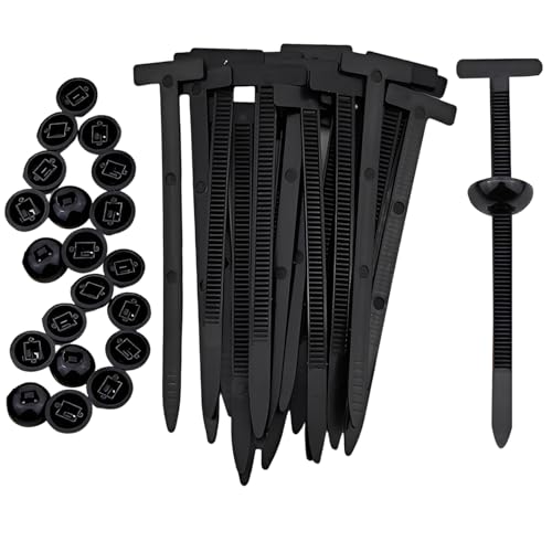 Universal-Kabelbinderschnalle, Nylon, selbstsichernd, Mehrzweck-Kunststoff-Kabelbinder-Werkzeug, für Auto-Reparaturen, Schnellbefestigung, 20 Stück von Cranviech