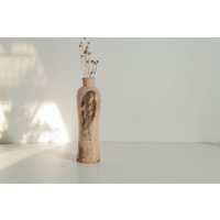 Handgemachte Vase Wohndekor Holzvase - Geburtstagsgeschenk, Geschenk Für Sie, Jahrestag Geschenk, Hochzeitsgeschenk Geschnitzte Vase Unikat von CrassulaWood