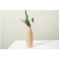Holzvase Wohndekor Handgemachte Vase Geburtstagsgeschenk, Geschenk Für Sie, Jahrestag Geschenk, Hochzeitsgeschenk Geschnitzt Unikat von CrassulaWood