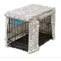 Amsterdam | Grau Hunde Katzenbox Cover von CrateCoversbyCRCPets