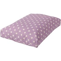 Flieder Polka Dot Rechteckiges Hundebett von CrateCoversbyCRCPets