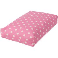 Pink Polka Dot Luxuriöses Rechteckiges Hundebett von CrateCoversbyCRCPets