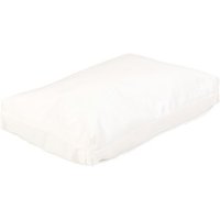 Rechteckiges Hundebett Set - Denim Weiss von CrateCoversbyCRCPets