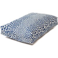Rechteckiges Hundebett Set - Leopard Print Indigo von CrateCoversbyCRCPets