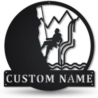 Canyoning Sport Metall Schild Kunst, Benutzerdefinierte Schild, Wand Dekor, Wandbehang von CratifyCreations