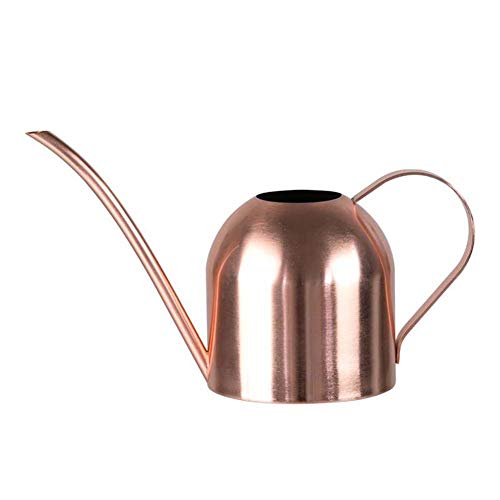 Cratone Gießkanne Klein Metall Edelstahl Garten Mini Gießkanne 500ml Mit Langen Hals Für Pflanzen Zimmerpflanze Patio Pflanzen Hängepflanzen Und Outdoor Gärten Roségold von Cratone