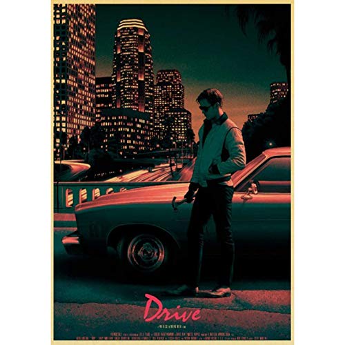Drive Ryan Gosling Movie Poster Printed Wall Posters Art Home Room Painting Wall Picture/Stickers 50×70Cm No Frame von Cravd