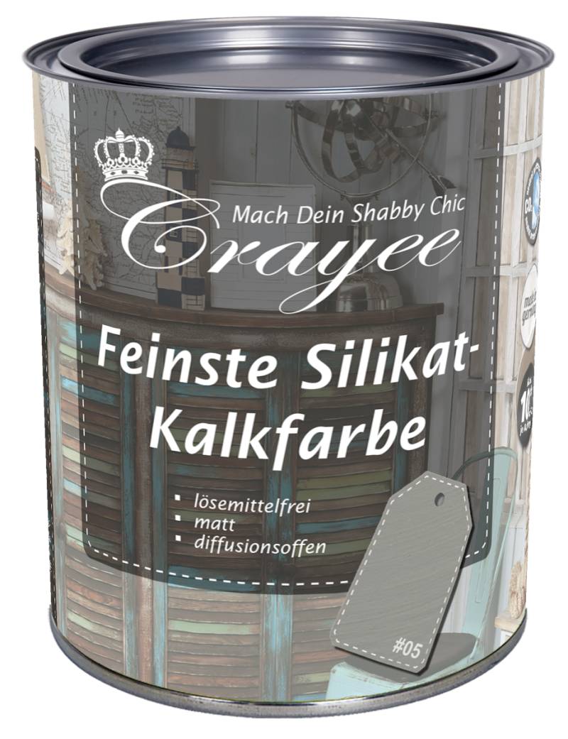 Crayee Silikat-Kalkfarbe Basis05  0,75 l von Crayee