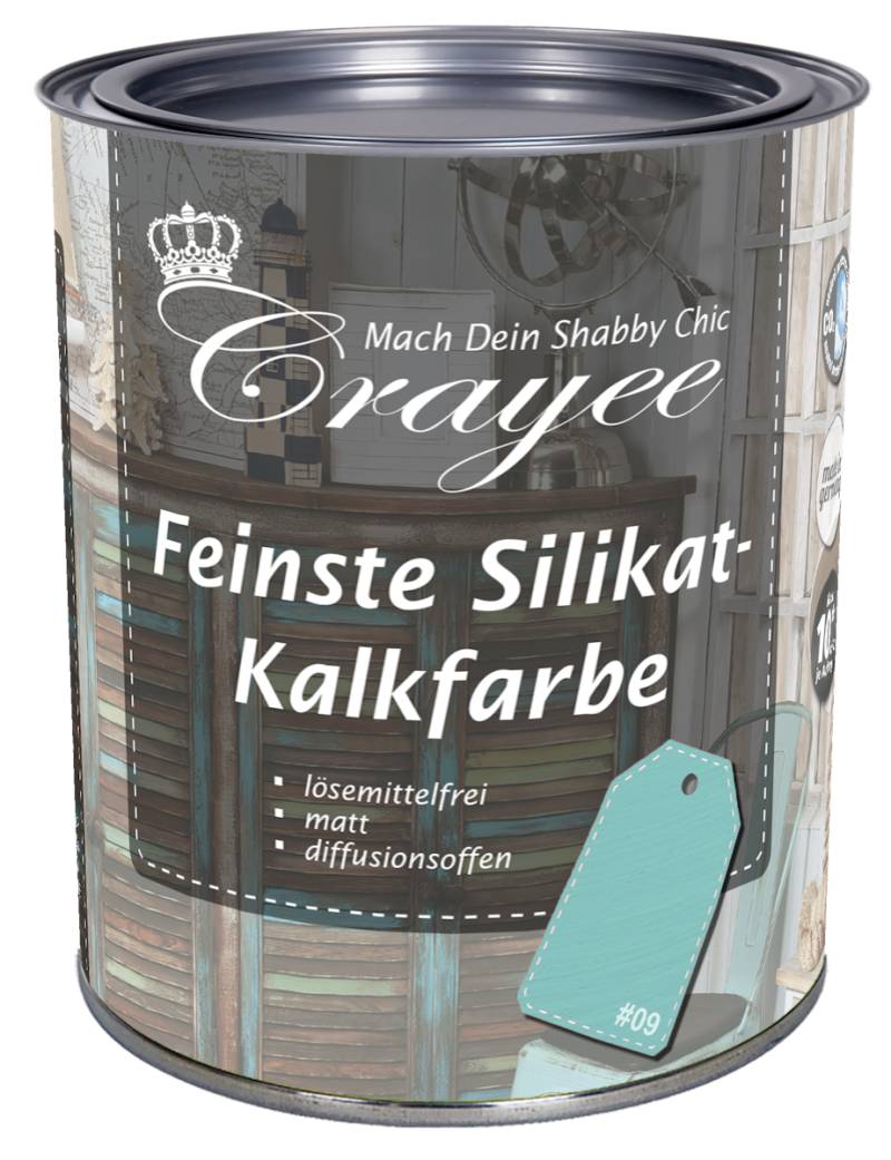 Crayee Silikat-Kalkfarbe Basis09  0,75 l von Crayee