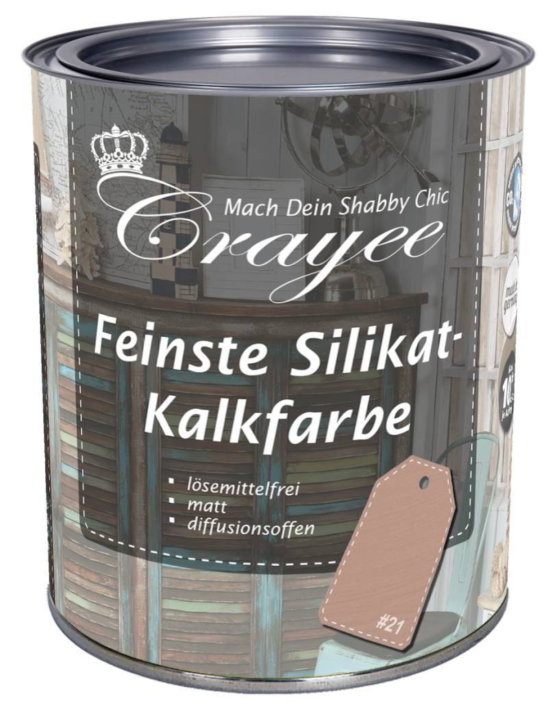 Crayee Silikat-Kalkfarbe Trend 21  2,5 l von Crayee