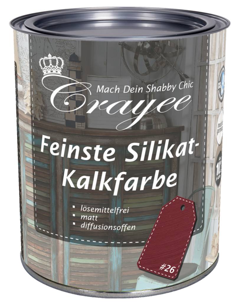 Crayee Silikat-Kalkfarbe Trend 26  2,5 l von Crayee