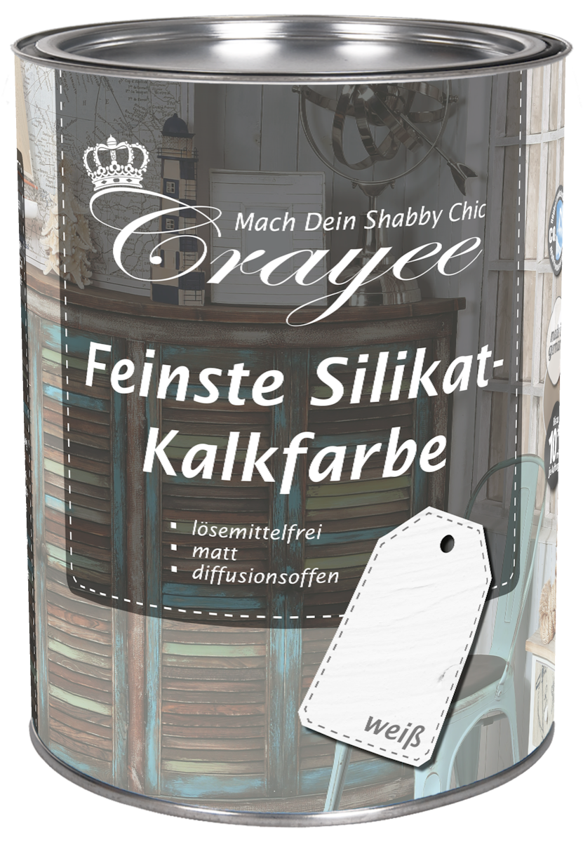 Crayee Silikat-Kalkfarbe weiß 2,5 l Crayee Silikat-Kalkfarbe weiß 2,5 l von Crayee