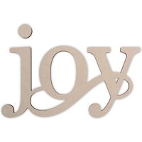 "Wandbehang "Joy" - Ausschnitt, Dekoration, Unvollendet Und in Vielen Größen Erhältlich." von CrazyCutouts