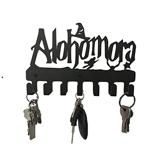 Crazyfly Alohomora Brief-Schlüsselhalter, Mehrzweck-Metall-Wandhaken, Schlüsselbrett für Zuhause, Wohnzimmer, Schlafzimmer, Eingangsbereich, Flur, Küche von Crazyfly