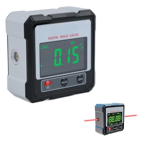 4 Side Digital Angle Finder, Magnetic Digital Angle Gauge, Cube Inclinometer with Backlight, Magnetic Electronic Level Angles Finder Tool Protractor Inclinometer for Table Saw, Construction 4 Side Digital Angle Finder, Magnetic Digital Angle Gauge, Cube Inclinometer with Backlight, Magnetic Electronic Level Angles Finder Tool Protractor Inclinometer for Table Saw, Construction von Crazyview