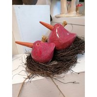 Zaunkönig Keramik - Red-Pepper-Pink- Vogel Gartendeko Dekoration Garten Zaunkönig Keramik - Red-Pepper-Pink- Vogel Gartendeko Dekoration Garten von CreAktivKERAMIK