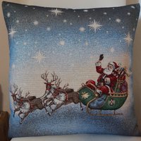 Jacquard Gobelin Kissenbezug Mit Weihnachtsdekor, 45 X cm. Trendige Innendekoration - Dekokissen Weihnachtsgeschenk Geburtstag Jacquard Gobelin Kissenbezug Mit Weihnachtsdekor, 45 X cm. Trendige Innendekoration - Dekokissen Weihnachtsgeschenk Geburtstag von CreAlineFrance