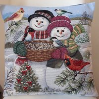 Jacquard-Gobelin-Kissenbezug Mit Weihnachtsdekor, 45 X cm. Trendige Innendekoration - Dekokissen Weihnachtsgeschenk Jacquard-Gobelin-Kissenbezug Mit Weihnachtsdekor, 45 X cm. Trendige Innendekoration - Dekokissen Weihnachtsgeschenk von CreAlineFrance