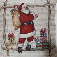 Weihnachtsmann-Kissenbezug Aus Jacquard-Gobelin, 45 X cm. Trendige Innendekoration - Dekokissen Weihnachtsdekoration Weihnachtsgeschenk Weihnachtsmann-Kissenbezug Aus Jacquard-Gobelin, 45 X cm. Trendige Innendekoration - Dekokissen Weihnachtsdekoration Weihnachtsgeschenk von CreAlineFrance